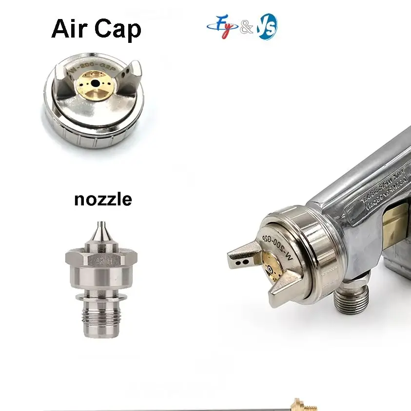 Premium WA101/WA-200 Spray Gun Repair Kit, Nozzle & Needle Assembly, Replacement Parts for W-101 Manual Paint Sprayer