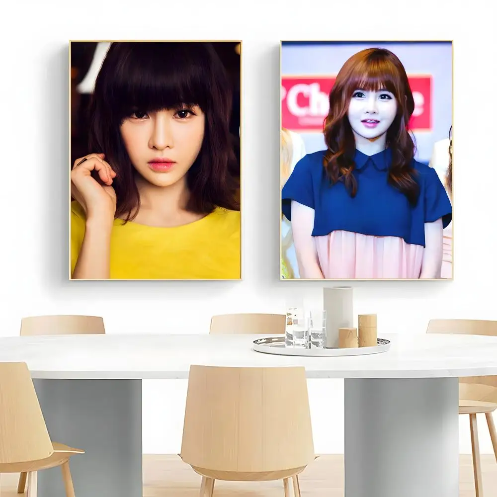 Singer J-Jeon Bo-ram Poster Frameless Peel-and-Stick Removable Wall Art Print