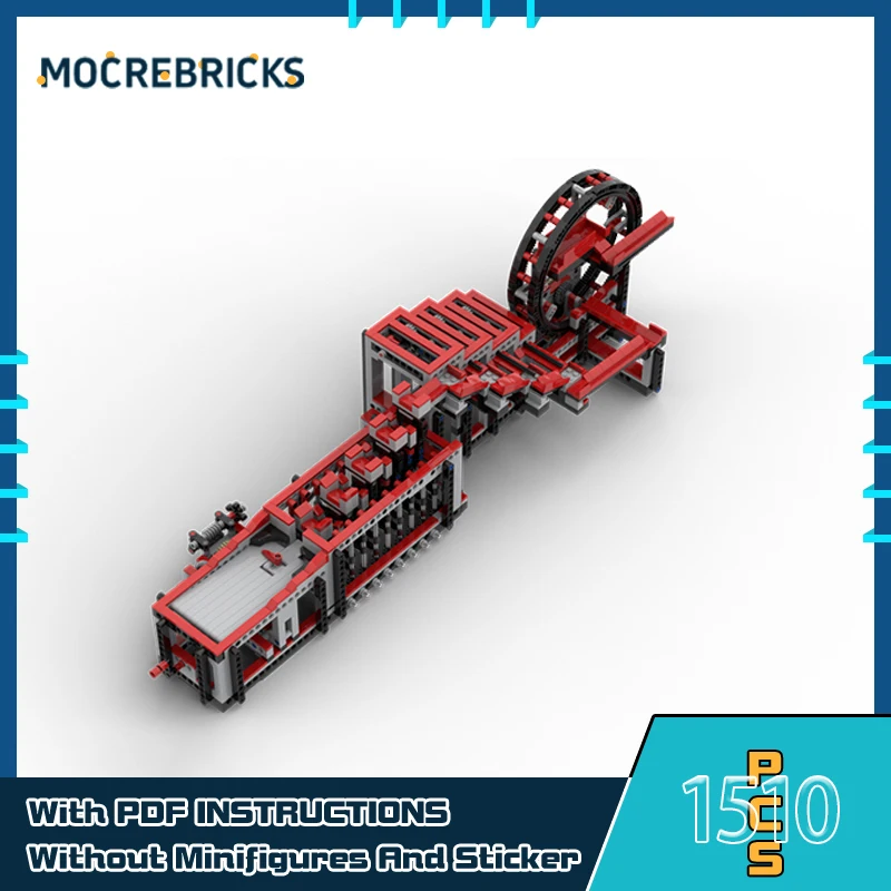 

GBC Моторная машина с контейнером DIY Модель MOC Модульная сборка Креативные строительные блоки Технология Кирпичи Головоломки Игрушки Рождественские подарки