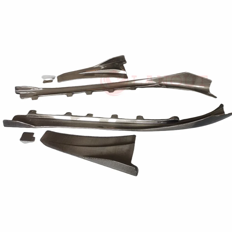 

2014-2019 for I8 Carbon Fiber Side Blade Skirts Spoiler Lip for BMW I8
