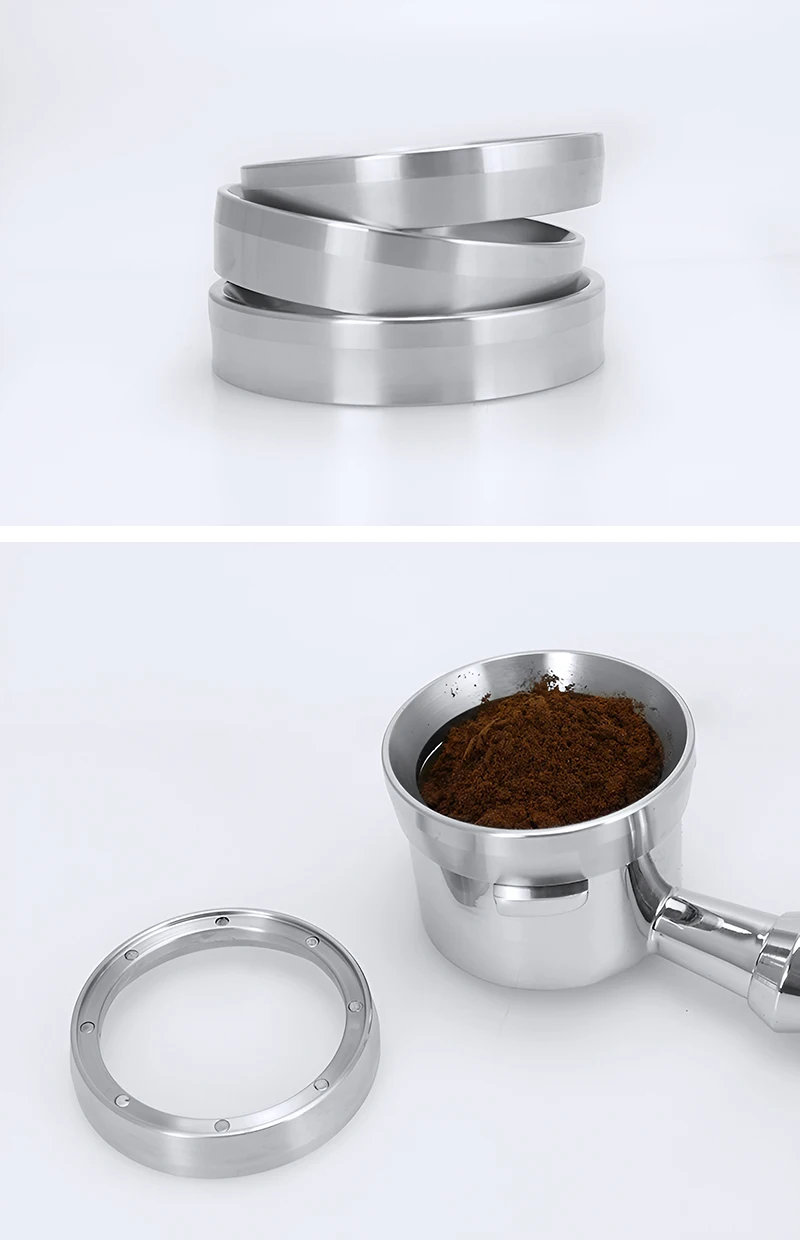 Kaffee Dosierung Ring Magnetische Edelstahl Dosierung Trichter Für 51mm 54mm 58mm Siebträger Espresso Maker Zubehör Barista werkzeug – Detail 9
