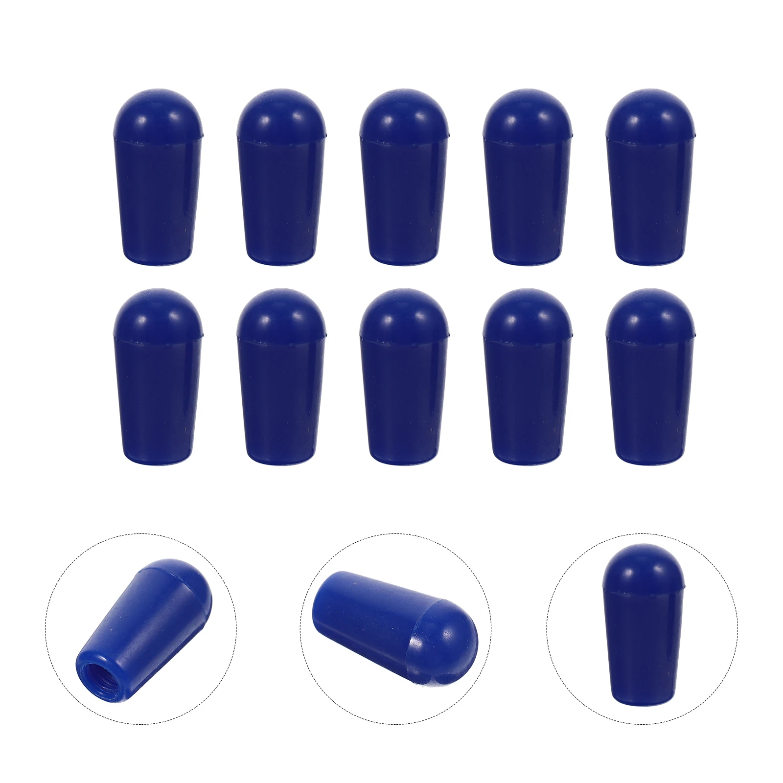 

10Pcs Guitar Toggle Caps Plastic Durable RustProof CompactSize GuitarBass Accessories Potentiometer Shift Cap