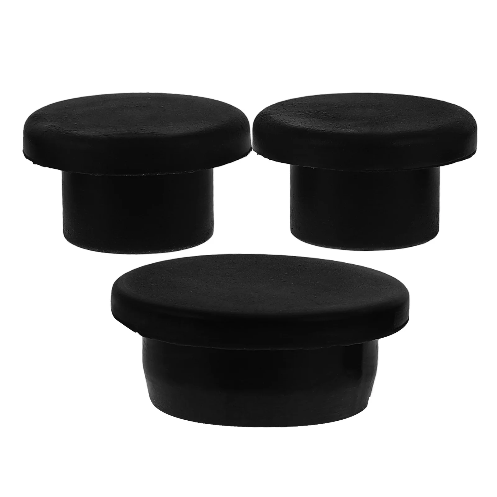 3 Pcs Rubber Stopper Tailgates Plugs Automotive Replacement Car Exterior Accessories Hole