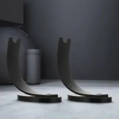 

2pcs Acrylic Makeup Brush Holder Pen Display Black Compact Storage Rack For Pens Eyebrow Pencils Markers Nail Brushes