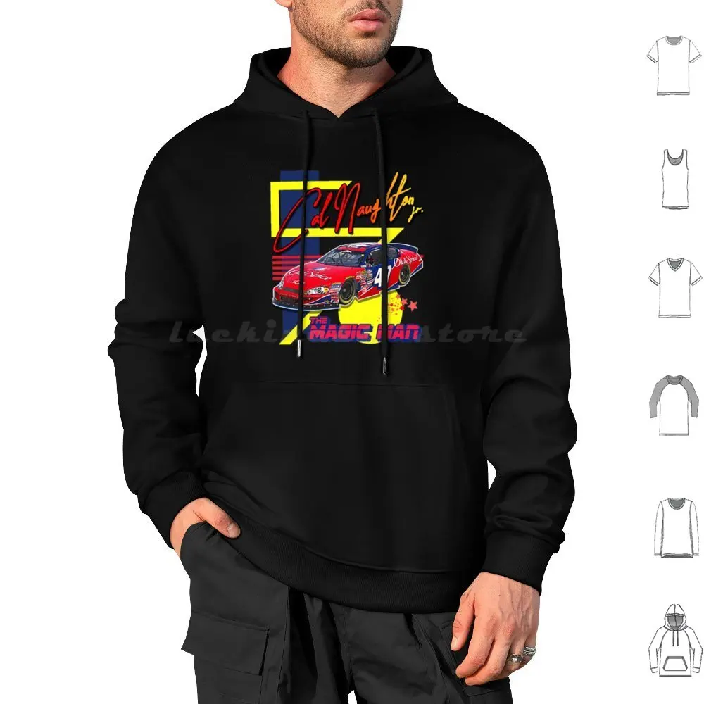 Cal Naughton Jr The Magic Man Talladega Nights Racing Design Hoodies Long Sleeve Talladega Nights Ricky Bobby Will