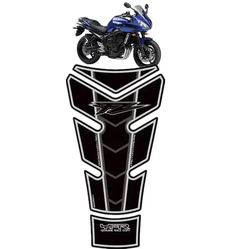 

For Yamaha FZ6 Fazer 600 2004 - 2009 Motorcycle Tank Pad Protector 3D Gel Sticker Decal - 4 Accessories