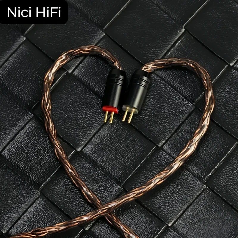 Nici HiFi-18 16-жильный кабель для наушников MMCX/0,78 2-контактный/стерео 3,5 мм, сбалансированный 4,4 мм, сменный кабель для обновления IEM