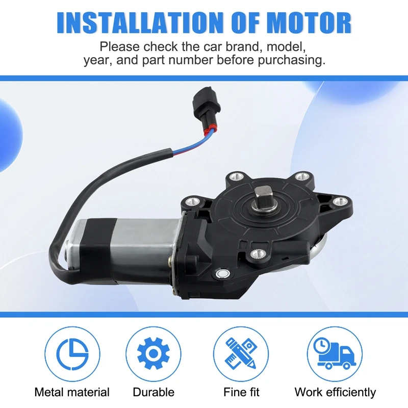 Motore di sollevamento alzacristallo elettrico sinistro per Nissan Altima Frontier Murano Sentra Xterra muslimatexmuslimah