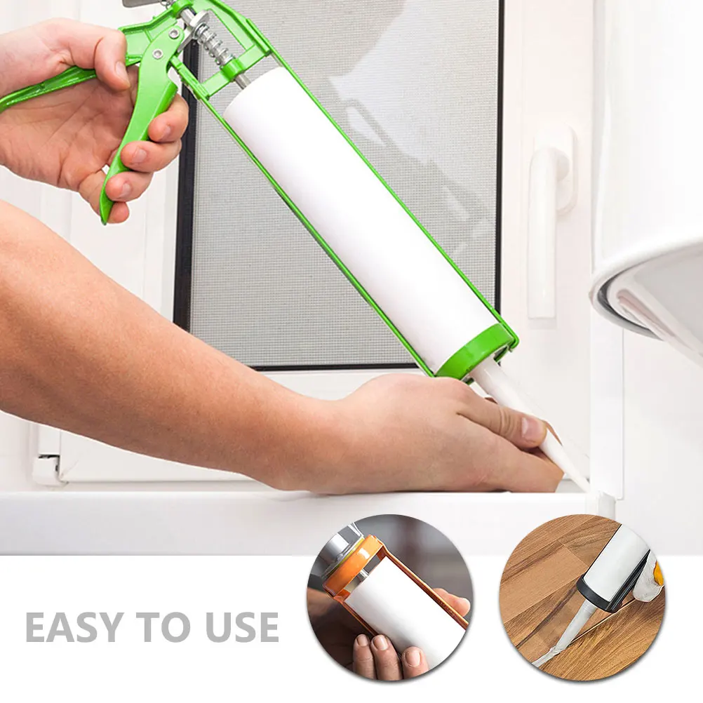 

10pcs Empty Caulk Refillable Sealant Reusable Caulking For Tile Joints Floor Sealing Household Diy Portable Universal Sealant