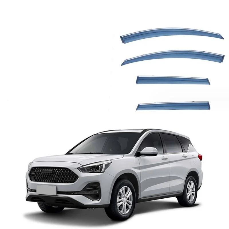 Window Visor Side Window Deflector Weather Shield For Great Wall Haval M6 Plus 2017 2018 2019 2020 2021 2022 2023 2024