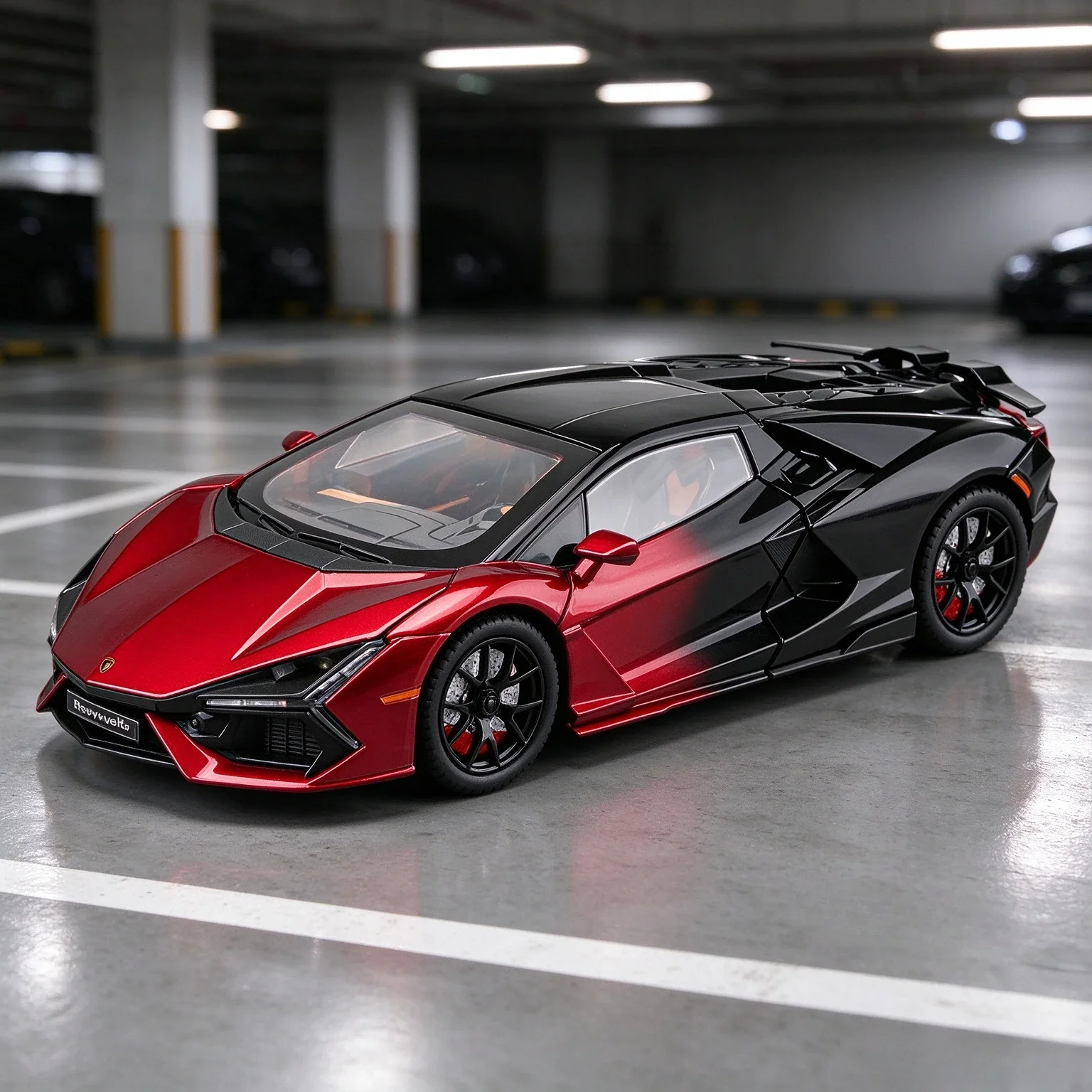 1:24 Revuelto Supercar Alloy Car Diecasts & Vehicles Metal Car Model Sound and light Collection