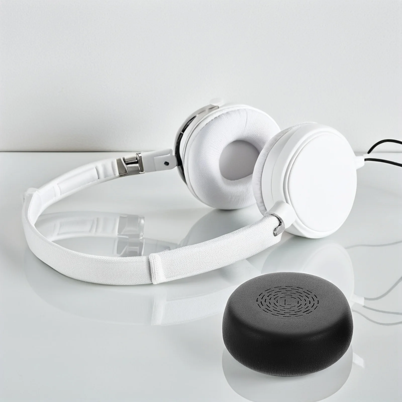 

2Pcs Headset Ear Covers Replacement Ear Pads Soft Sponge Material Secure Fit Headphone Protectors Easy to Replace Dustproof