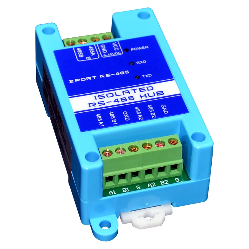 485 repeater photoelectric isolation industrial grade RS485 hub 2 port signal amplifier anti jamming lightning protection ​