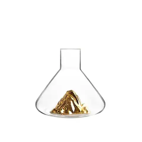 1500ML Iceberg Whisky Wine Decanter Handmade Lead-free Crystal Wine Pourer Carafe Thickened Wine Dispenser Pot Bar Accessories
