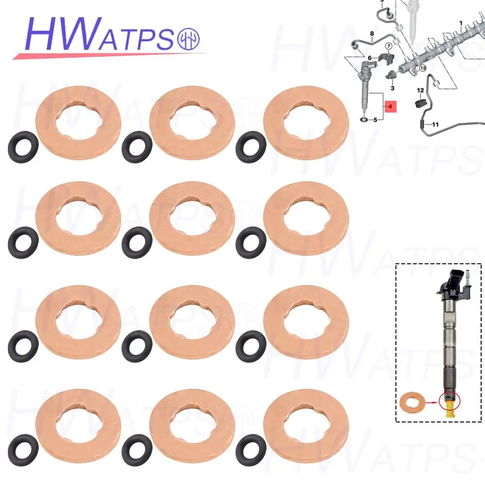 

13532247156 injector seal repair kit For ALFA ROMEO MITO BMW FIAT FORD HYUNDAI JAGUAR KIA LANCIA LAND ROVER OPEL PEUGEOT