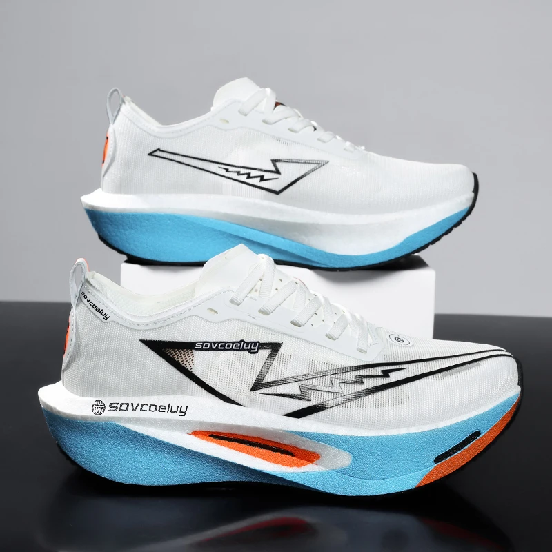 Men Running Shoes Carbon Board Marathon Speciality Sports Breathable Lightweight Women's Comfortable Athletic Chunta Sneakers