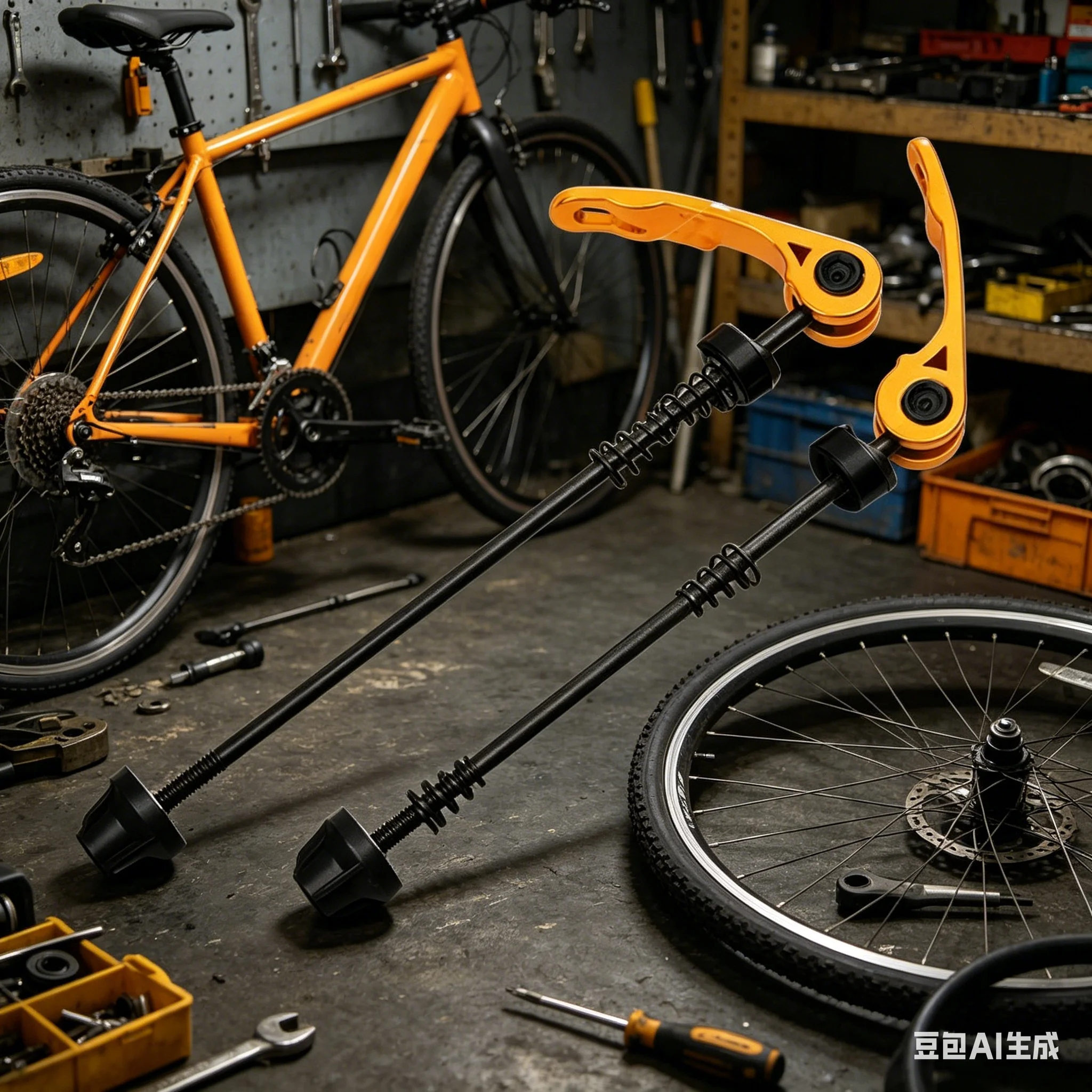 Fahrradnaben-Schnellspanner-Set vorne und hinten, 160 mm, 190 mm, Schnellspannhebel aus Aluminium, Vorder- und Hinterachse für Mountainbike-Fahrradteile