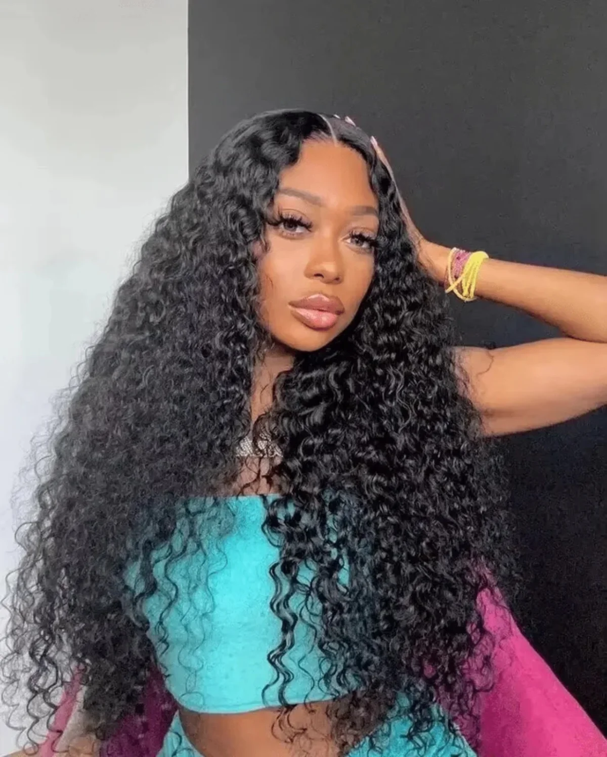 

46 40 Inch Curly Wigs Deep Wave 13x4 13x6 Hd Lace Frontal Wigs Human Hair 360 Water Wave Lace Front Wig Remy Brazilian For Women