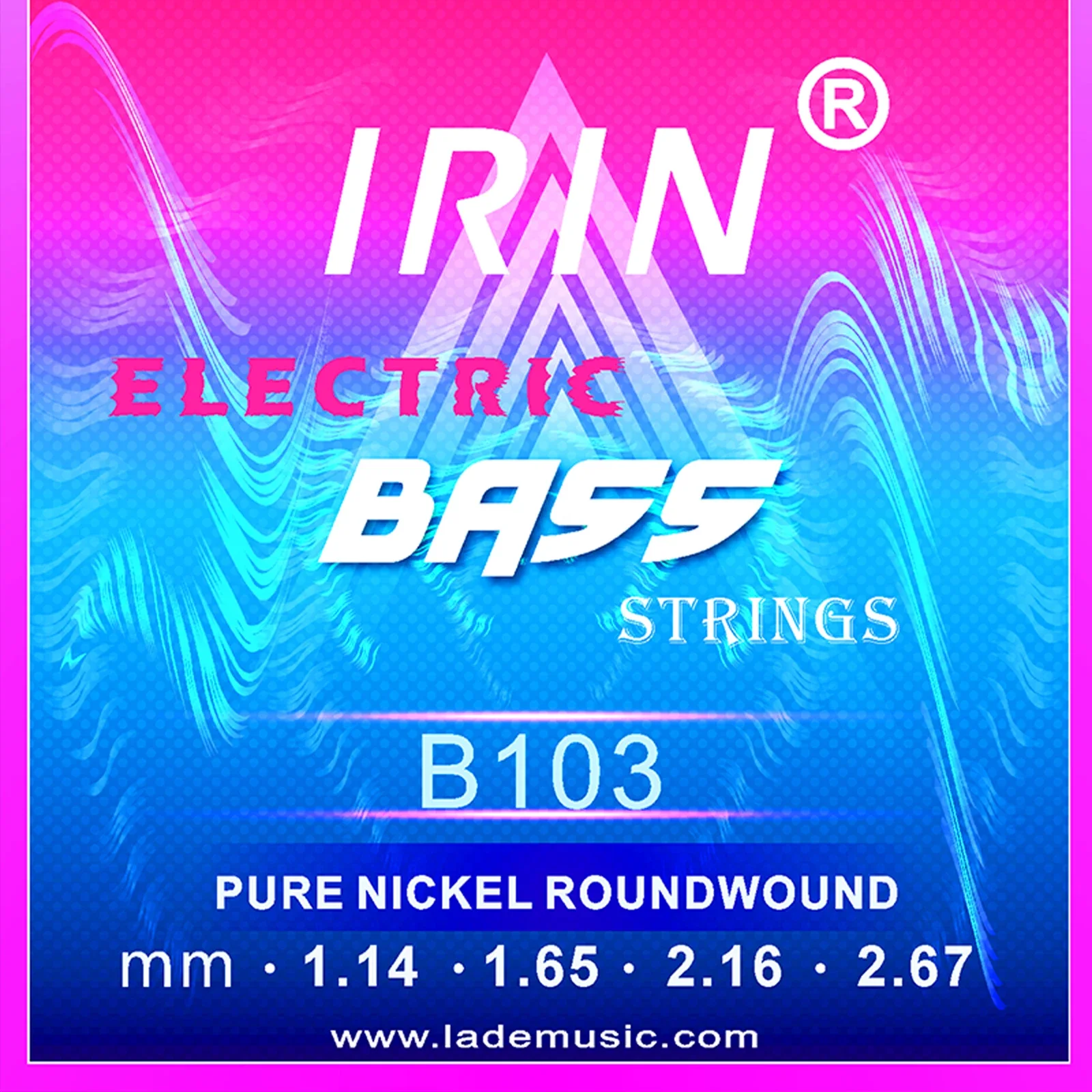 IRIN Electric Bass Strings Professional Stringed Instrument Accessory Steel Core Nickel Copper Alloy Wound Electric Bass Strings