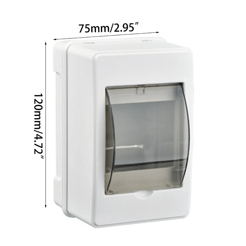 صندوق قاطع الدائرة 4.72x2.95in 2-3 Way Junction Box صندوق التوزيع الداخلي