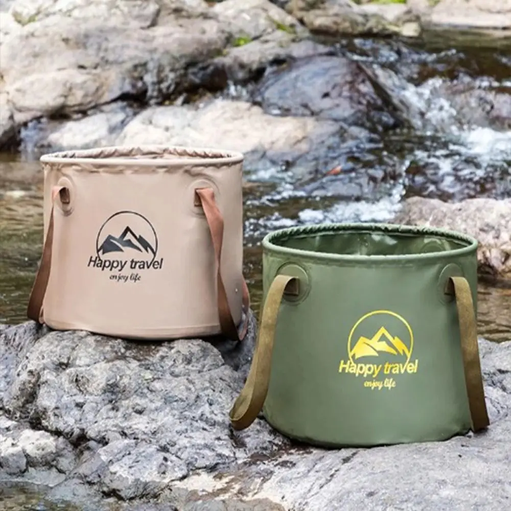 Picnic Outdoor Water Bucket Fishing Collapsible Bucket Folding Bucket Camping Folding Bucket Water Storage Bucket