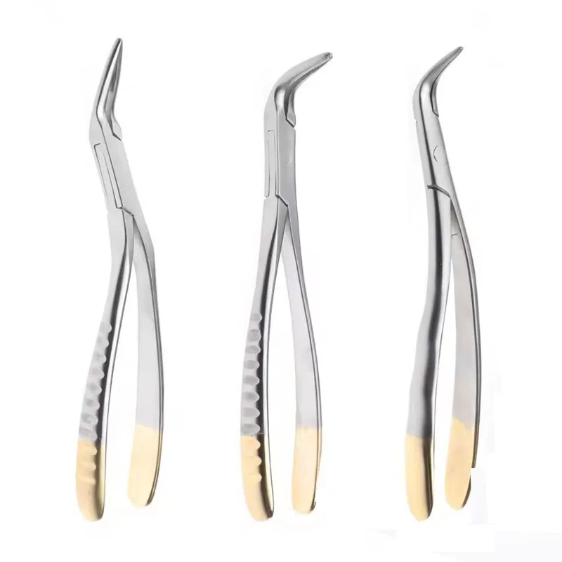 Dental residual root tweezers forceps tooth pliers, Root fragment minimally invasive tooth extraction forcep dental instrument