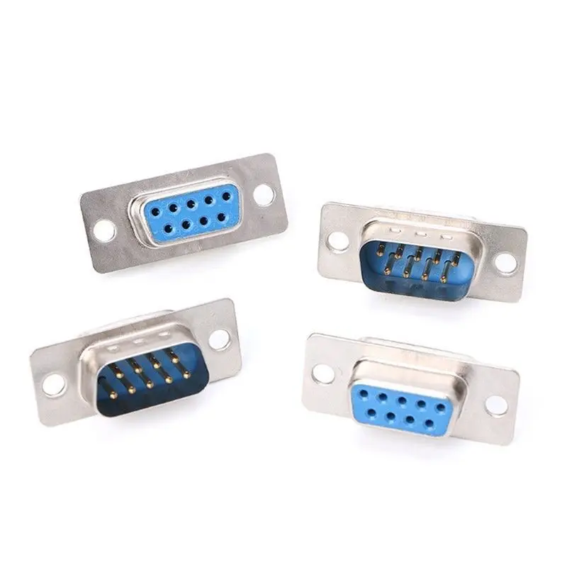 AT21-20Pairs 40Pcs Db9 Male And Female Rs232 9 Pin Wire Solder Serial Port Plug Connectors