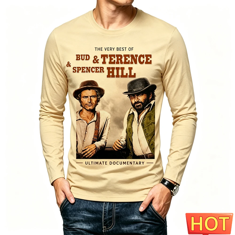 Autumn Simple Men's T Shirt Funny Movie Character 3D Print Tees Casual O-neck Long Sleeve Top Fashion Oversized Men Y2k Clothing