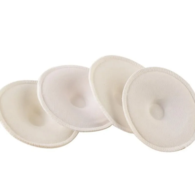 

4PCS Bag Reusable Breast Nursing Pads Absorbent Soft Cotton Washable Breastfeeding Breast Pads Maternity Care Accessories
