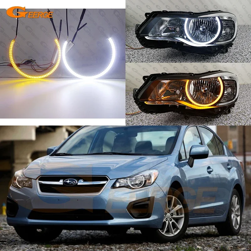 For Subaru Impreza XV Crosstrek GJ GP 2011 2012 2013 2014 2015 2016 Ultra Bright Smd Led Angel Eyes Kit Halo Rings Day Light