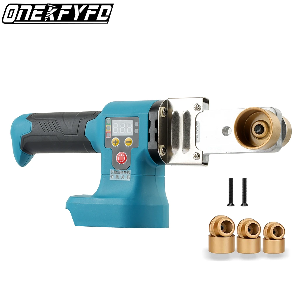 

ONEKFYFD Cordless Pipe Welding Machine PPR Pipe Soldering Plastic Welding Tube Heating Hot Melt for Makita 18V Battery