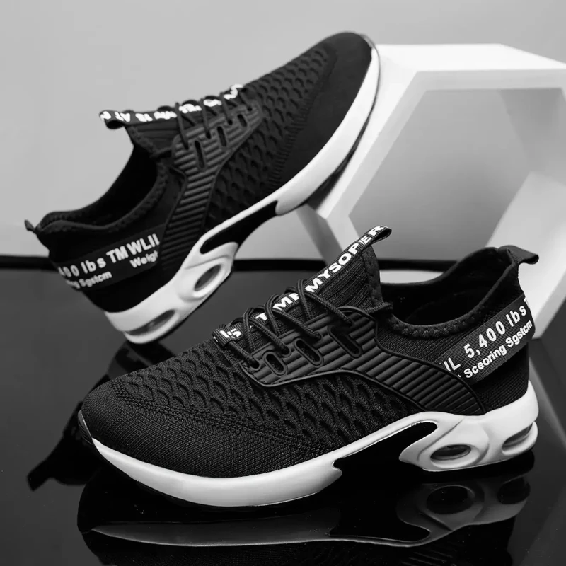 

Summer Men's Road Running Shoes Lightweight Sneakers Man Designer Mesh Sneaker New Lace-Up Male Breathable Sports Tennis Shoes