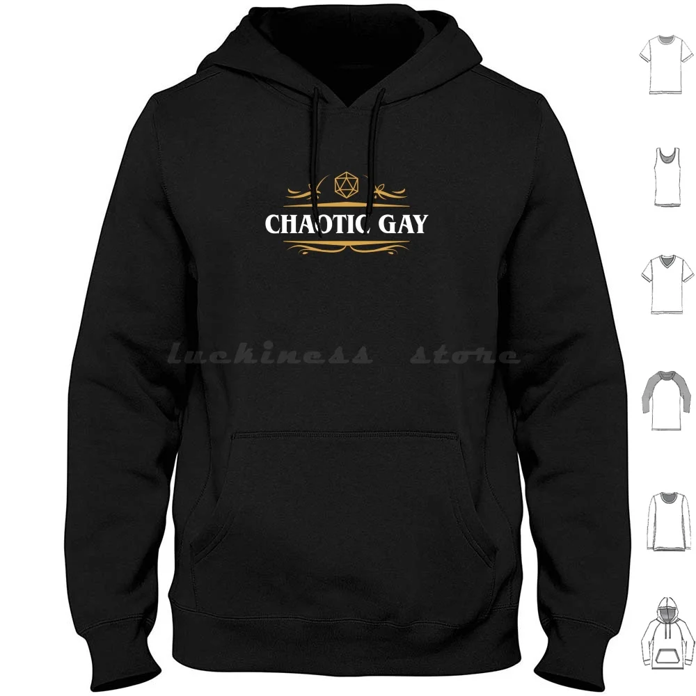 

Chaotic Alignment Tabletop Rpg Gaming Hoodies Long Sleeve And Dnd D And D D D Pathfinder Vox Queer Chaotic Alignment