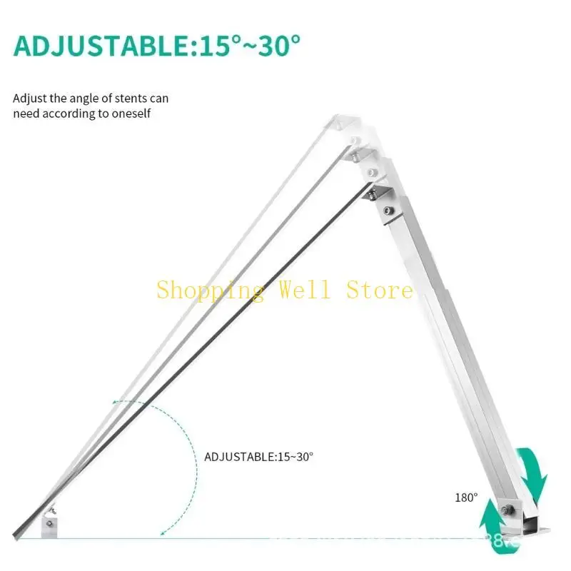 KX4B Solar Panel Mounting Bracket Module Rack Aluminum Alloy Adjustable Assembly Roof