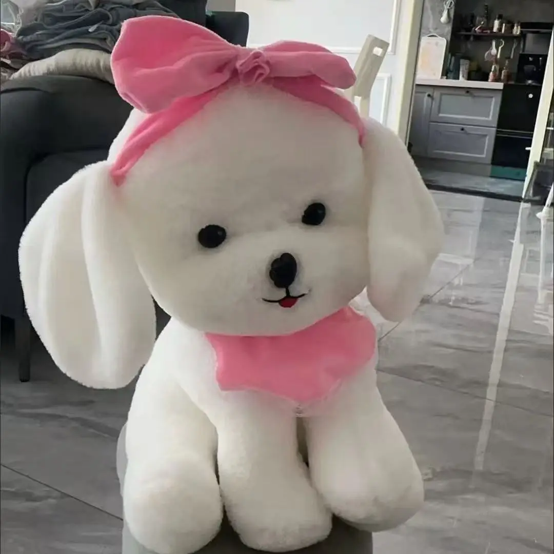 

Adorable Bow-shaped Teddy Dog Plush Toy, Super Cute and Soft, as a Birthday Gift for a Teddy Dog Costume