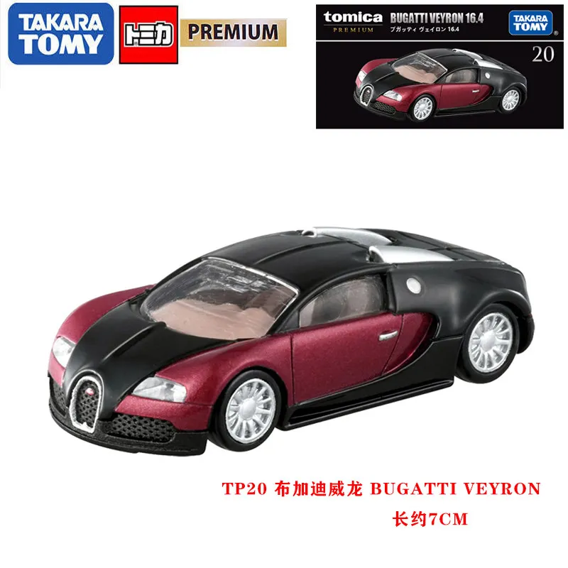 In Stock Original Takara Tomy Premium TP20 Bugatti Diecast Alloy Sports Car Model Collectible Mini Toy For Car Enthusiasts