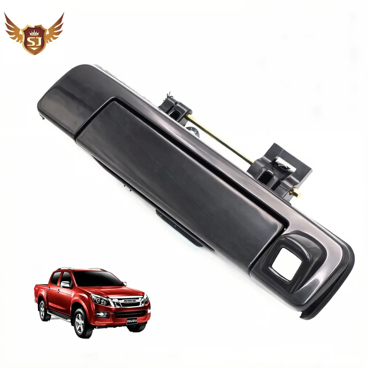 For Isuzu SUV D-Max Chevrolet Holden Colorado 2012-2016 Tailgate Door Handle Smooth Key Camera Hole