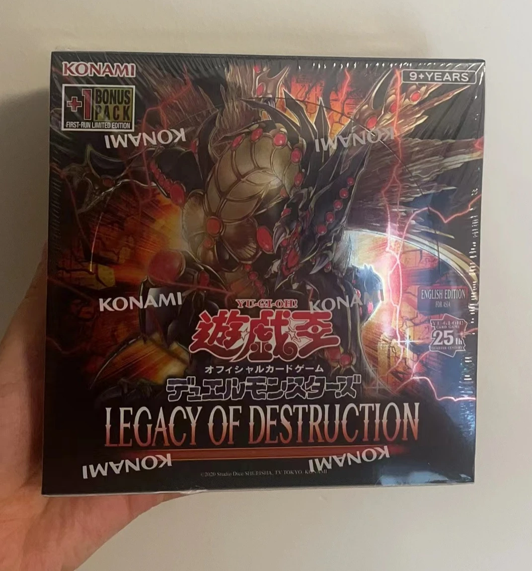 Original Yugioh  Duel Monsters LEGACY OF DESTRUCTION LEDE Asian English Collection Sealed Booster Box