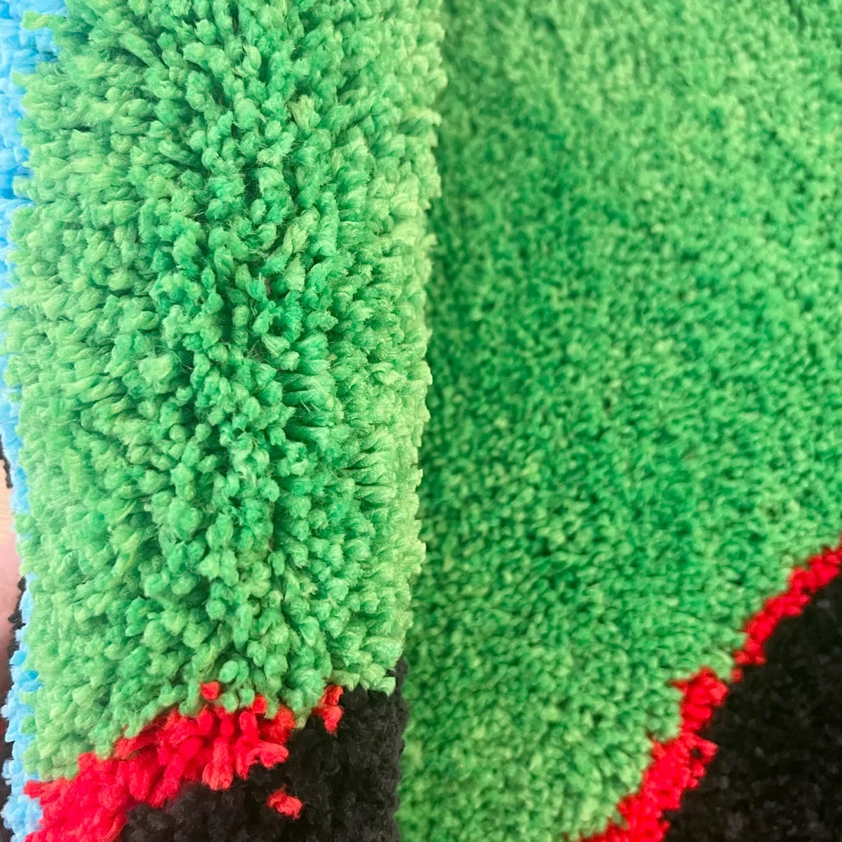 Green Alien ET Tufted Rug Bathroom Mat Super Absorbent Rug Washable Shower Bath Rug for Bedroom Decorate Non Slip Doorway Carpet