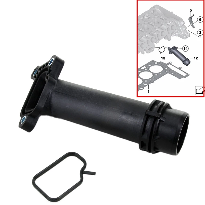 

1 комплект фланцевых трубок охлаждающей жидкости, разъем системы охлаждения автомобиля для BMW 1 2 3 4 5 6 7 серии X1 X3 X4 X5 X6 Mini R55 к R61 автозапчасти