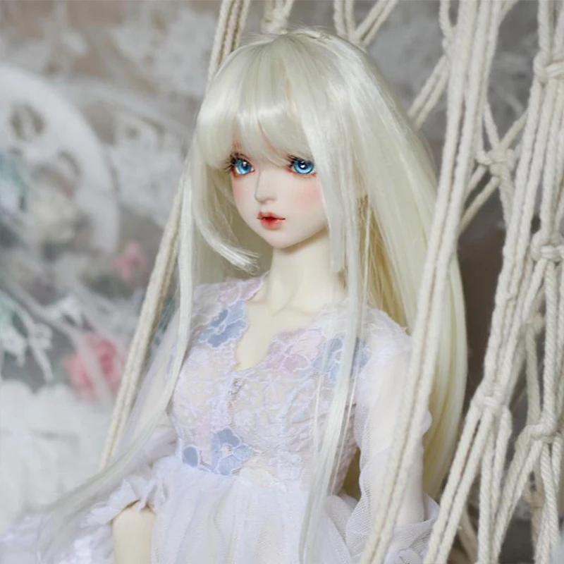 1/3 1/4 1/6 Bjd Doll Wig with Bangs Long Straight Wig for Girls Diy Bjd Wig Accessories image 6