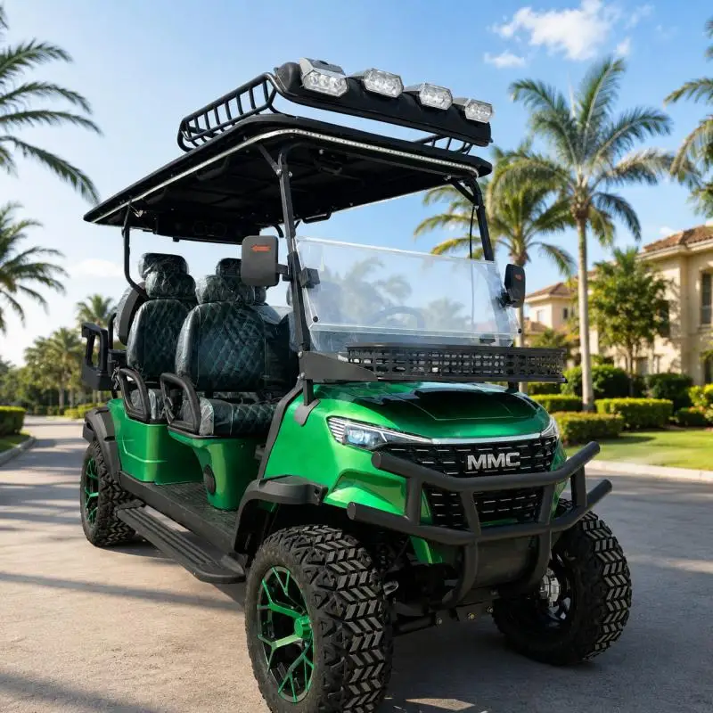 6 Seater Electric Golf Cart High Performance Off-Road All-Terrain 4 Wheel Drive Golf Carts for Sale