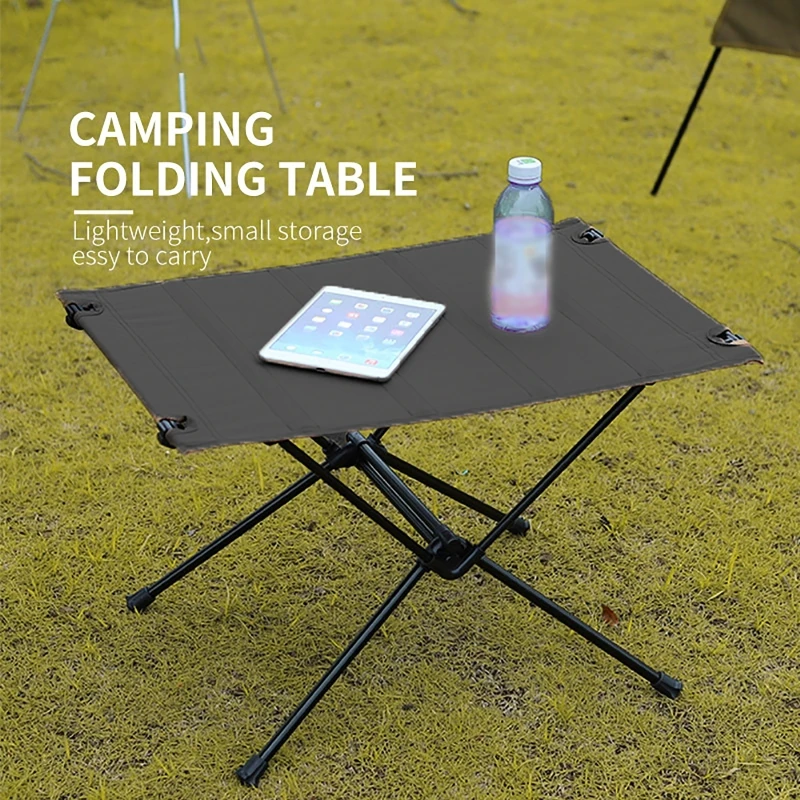 

Portable Foldable Table Camping Outdoor Furniture Computer Bed Tables Picnic 1680 Oxford+Aluminium Alloy Ultralight Folding Desk