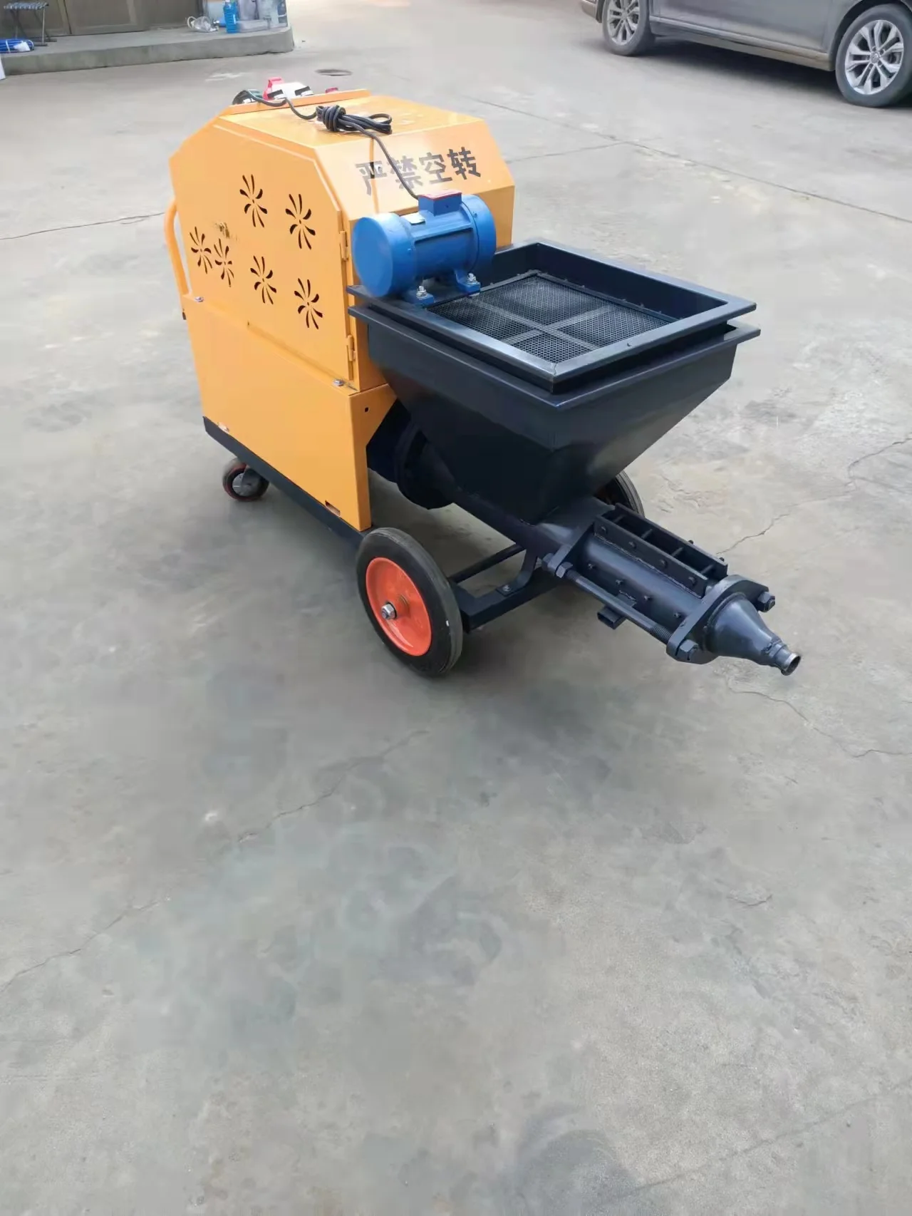 Factory Hot Selling Steel Structure Mortar Spraying Machine Fire Retardant Paint CE Certified for Construction New Motor