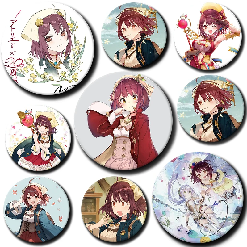 

58mm Cartoon Character Sophie Neuenmuller Button Pin Anime Role Brooch Creative Badge for Backpack Clothes Decoration Gift