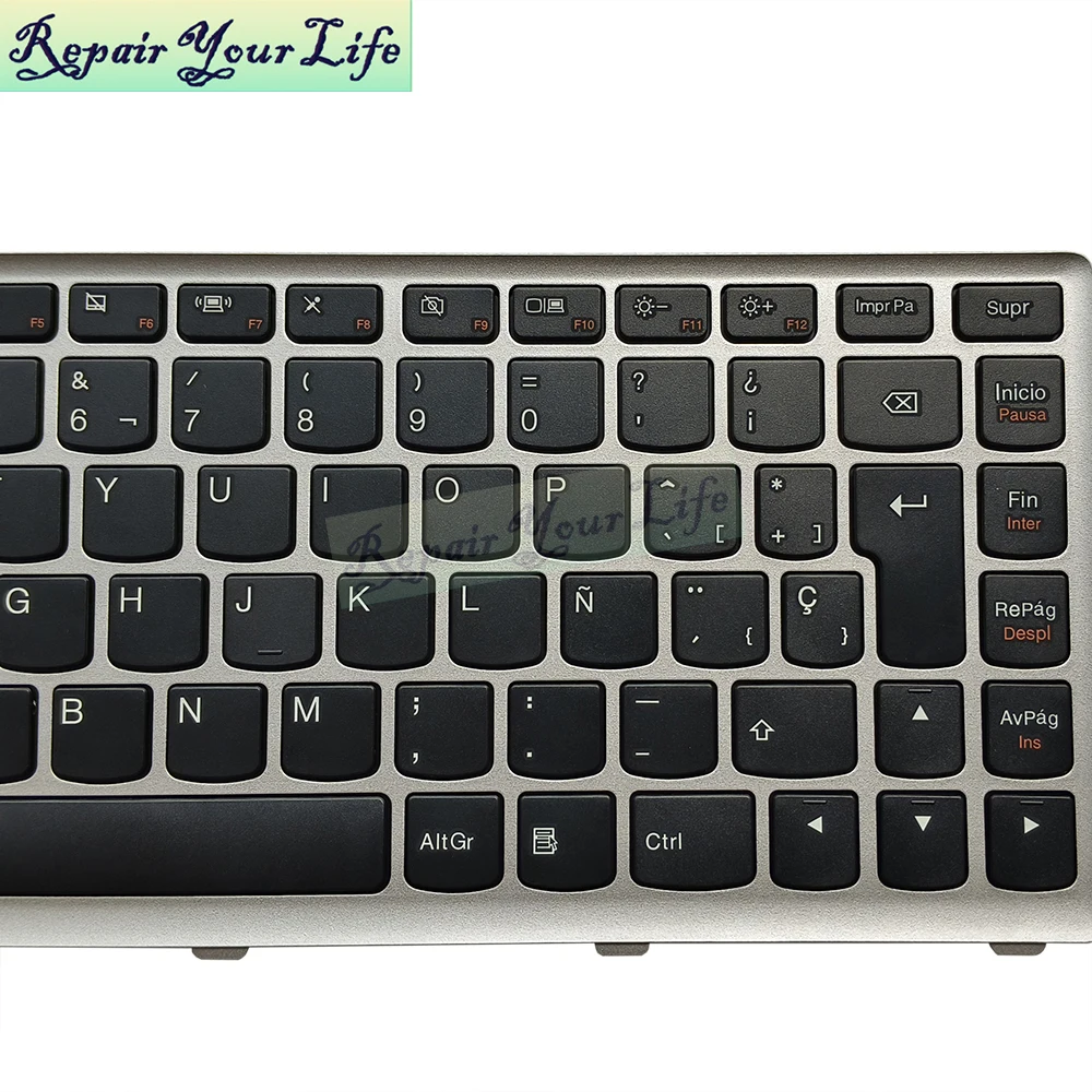 Czech Latin Spanish Keyboard For Lenovo Ideapad U410 U410A U410-IFI U410-ISE U410-ITH T3C1-LAS MP-11K9 T3C1-SPA NO Backlit New