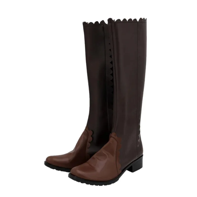 

2025 11 Game Final Fantasy 10 Lenne Cosplay Shoes Boots Props Halloween Party Role Play Custom Made Aksesori