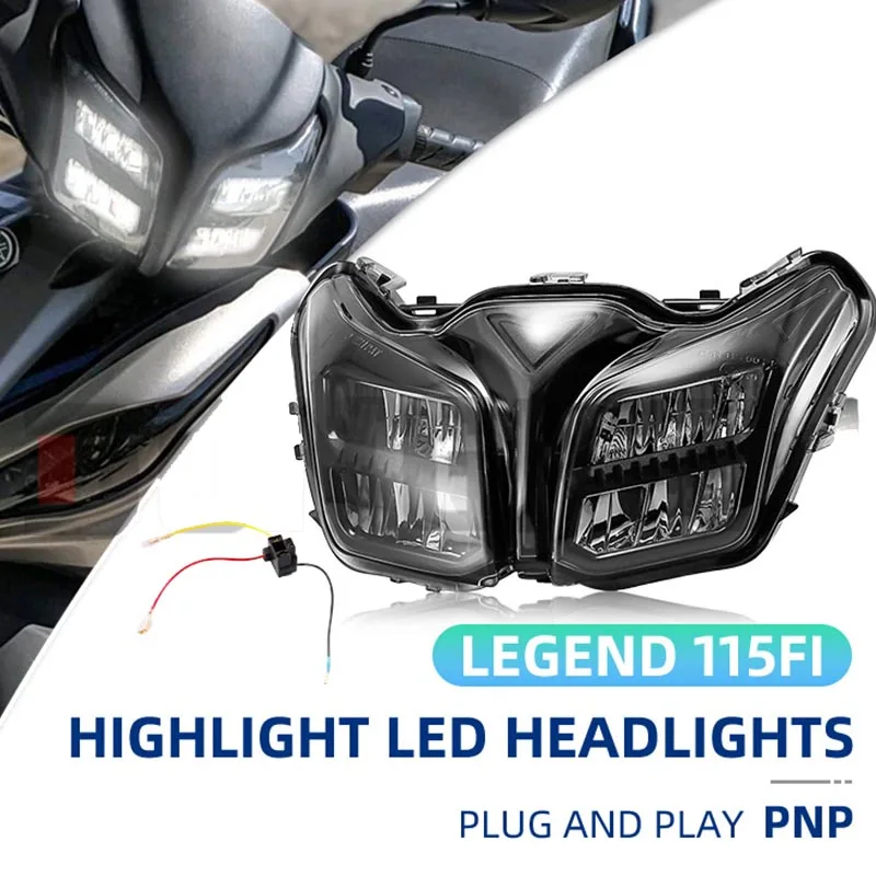 

Motorcycle Headlight For Yamaha Lagenda115 FI SRL115 FI Light Assembly LED Headlight