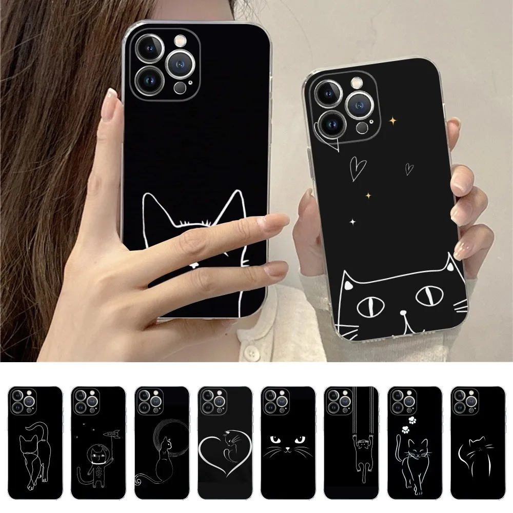 Cute Cat Line Phone…