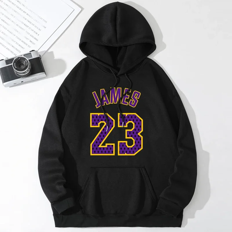 

Men fashion No. 23 hoodies men women hooded sweatshirts casual pullovers autumn Boys Girls black streetwear hoodie